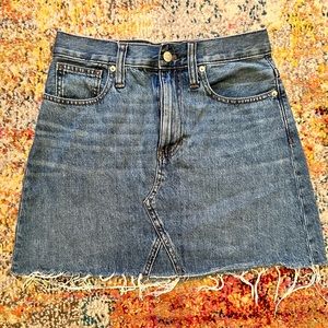 Madewell Denim Mini Skirt